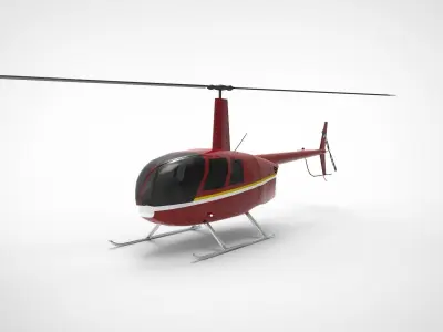 Helicopter R66 Turbine 3D model