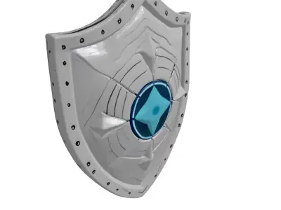 Futuristic Energy Ripple Shield 3D model
