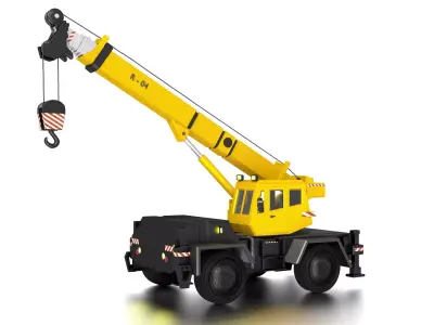 Crane Low-poly 3D model purchase