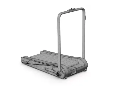 Modern Folding Treadmill Machine Model 3D model