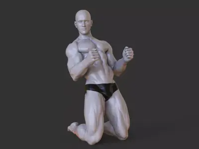 Bodybuilder Pose 3D print model purchase