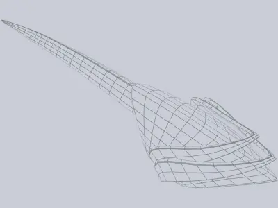 Alien tech weapon Low-poly 3D model buy
