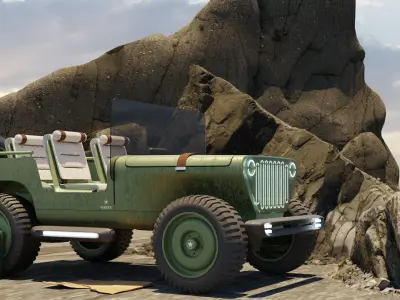 Jeep Willys 2023 Hommage 3D model