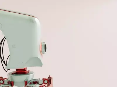 Sci-Fi Robot Drone  Stylized  Low-poly 3D model