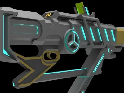 energy gun 3D model