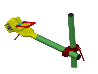 Bicycle Repair Stand Version 1 Free 3D model