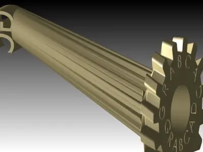 Geared GrabCad Award II Free 3D model