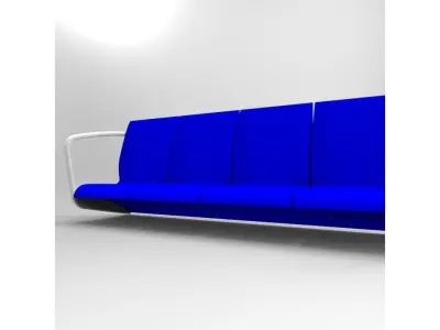 Metro seats 3D model
