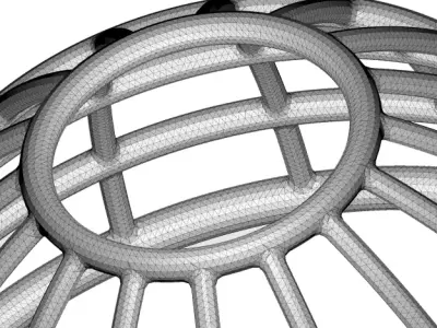 Rusty Steel Cage 3D model purchase