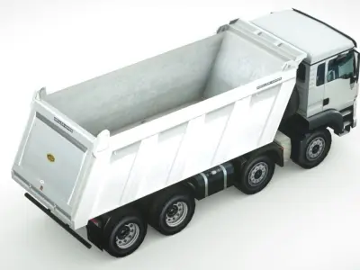 DAF CF 290 2020 Low-poly 3D model