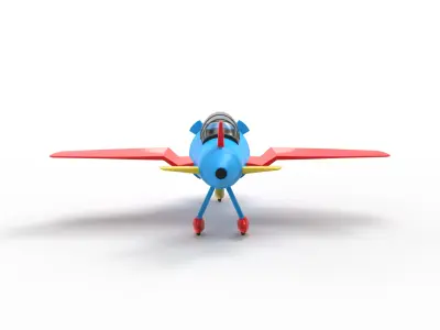 Cartoon Jetster 3D model
