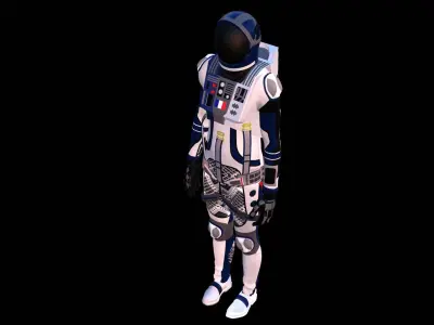 Astronaut Spacesuit  France 3D model