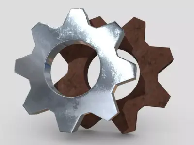 CC0 - Gear Free low-poly 3D model