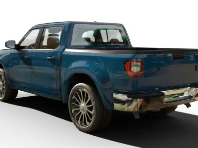 Generic Pickup v14 Low-poly 3D model