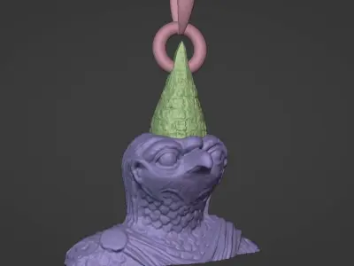 Horus Pendent 3d Print Model 3D print model