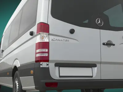 Mercedes-Benz Sprinter 2015 MiniBus L3H2 3D model