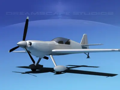 MX-2 Aerobatic Sport Bare Metal 3D model