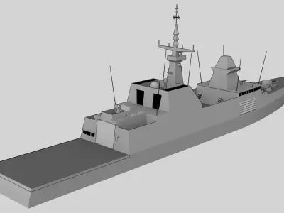 FFG Formidable Low-poly 3D model