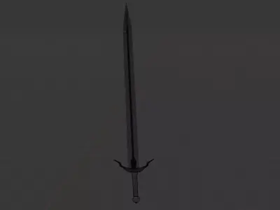 Steel sword II 3D model