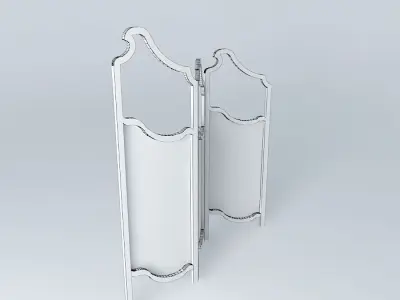 antique screen 3D model