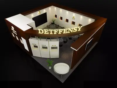 Exhibition - Area - 8X9-3DMAX2010-019 3D model