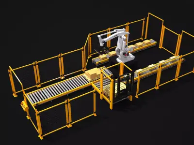 Palletising Cell 3D model
