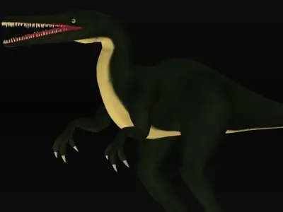 suchomimus dinosaur Low-poly 3D model