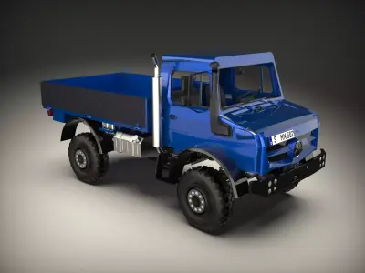MERCEDES BENZ-UNIMOG 3D model 3D model