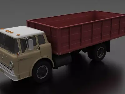C-Series C-800 Grain Truck 1970 Low-poly 3D model