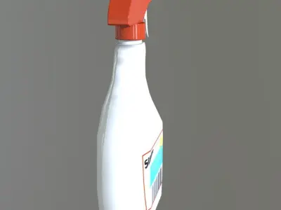 CC0 - Spray Cleaner - Siffie Free low-poly 3D model