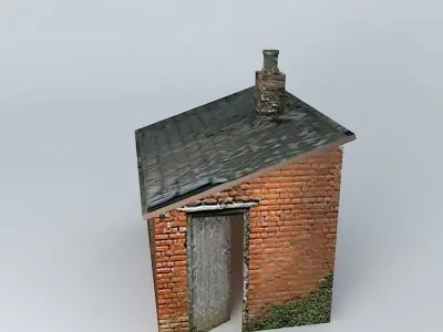 Eco Rail Track Tool Shed Old Steam Days Free 3D model