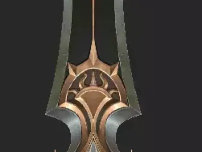 Pack With 30 Fantasy Swords - Part 05 Low-poly 3D model