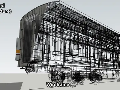 JR 205 Marchen Musashino TRAINCAB ONLY 3D model