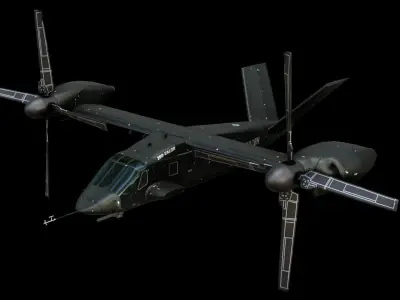 Bell V-280 Valor Low-poly 3D model
