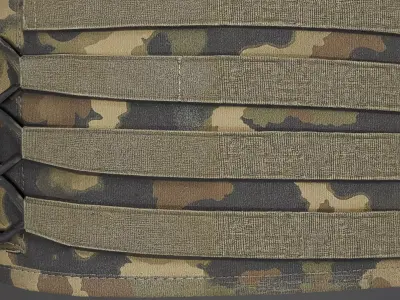 BULLET PROOF VEST low poly game ready Low-poly 3D model