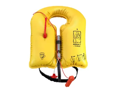 Airplane Life Jacket Low-poly 3D model
