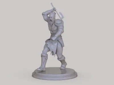 Barbarian Sculpture 3D print model