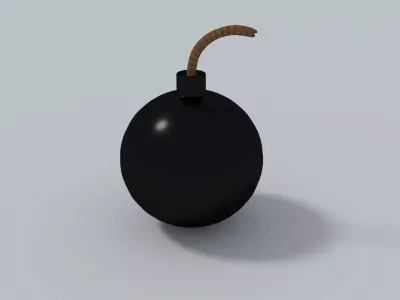 Round Bomb 3D model purchase