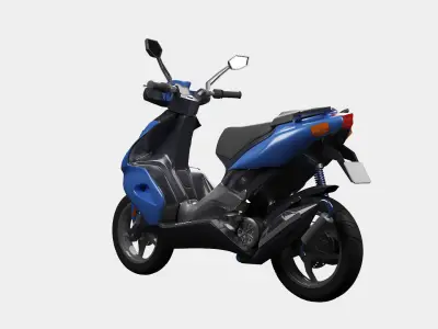 Violet Motorcycle 3D model