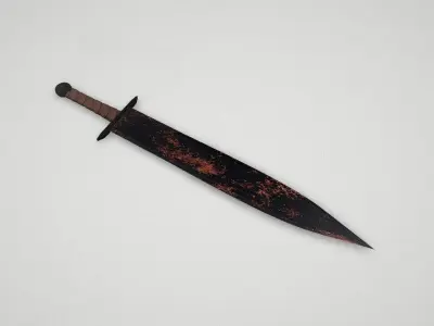 Game asset Aged Elegance Weapon 3D model