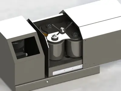 nano grinding mill for mineral 3D model