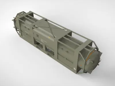 sci fi Container 2 3D model