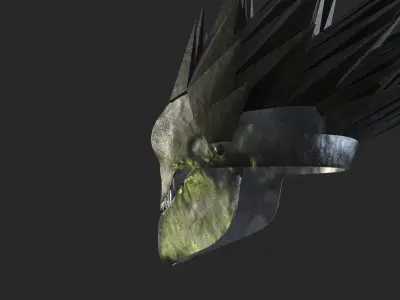 death god helmet  Low-poly 3D model