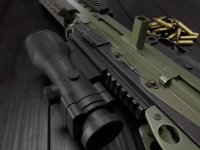 M249 - Modular Gun 3D model