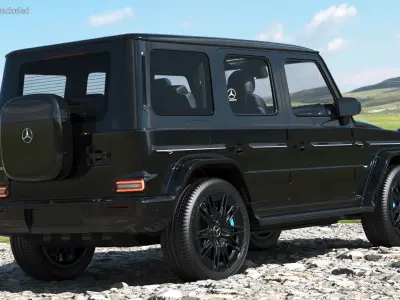 Mercedes-Benz G580 2025 Black 3D model