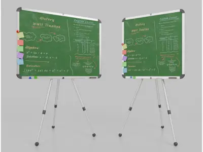  Classroom Greenboards Duo - Customizable Writing Boards 