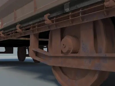 Train Wagon 3D model purchase