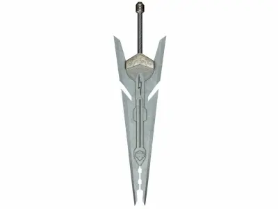 Sword 12 Low-poly 3D model