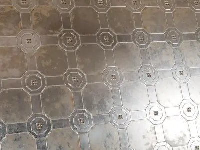 Industrial Metal Surfaces Holes PBR Seamless Texture