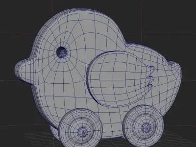 Bird Toy ASSET LOW POLY Low-poly 3D model